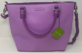 Vera Bradley‎ Women's Lilac Composition Satchel Adjustable Straps Photo 0