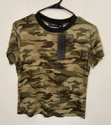 New Lioness Clubhouse Baby Tee Camo Women’s Size Large Photo 0