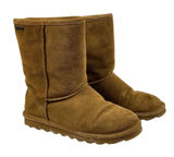Bearpaw Suede Pull On Winter Boots Women's‎ Size 8 Brown Cozy Comfort Photo 0