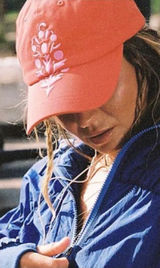 NWT Free People FP Movement Big Buti Baseball Cap hat - flame morning glory - OS Photo 0