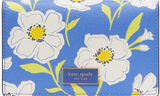 Kate Spade Katy Sunshine Floral Textured Leather Small Bifold Snap Wallet NWT Photo 0