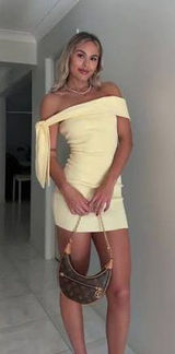 SNDYS Jaymes Mini Dress in Panna Cotta Photo 0