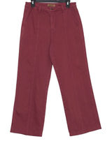 Judy Blue Jeans High Rise Straight Wide Leg Front Seam Minimalist Burgundy 13/31 Photo 0