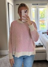 Pink stripe sweater Photo 0