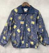 Vintage Slade Womens Windbreaker Jacket Size M Golf Boxy Retro 80s 90s Kitsch Photo 0