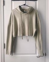 Alo Cropped Yoga Sweatshirt Photo 0
