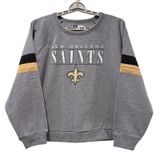 NFL Team Apparel New Orleans Saints‎ Womens XL Pullover Crew Neck Sweatshirt NWT Photo 0