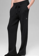 Alo Yoga Snuggle Up Sweater High-Waist Wide Leg Pant Women Size Small‎ Photo 0
