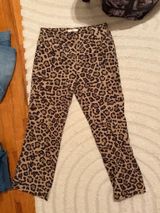 The Loft Cheetah Print Pants Photo 0