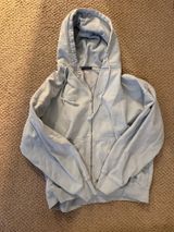Brandy Melville Zip-Up Hoodie Blue Photo 0