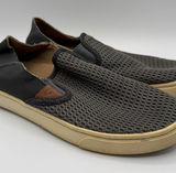 OluKai Pehuea Slip On Sneakers Women’s 7.5 Gray Mesh Drop In Heel Comfort Photo 0