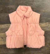 H&M Pink Puffer Vest Photo 0