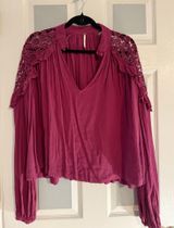 Free People Little Bit of Love in Raspberry Photo 0