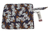 Vera Bradley Blue White‎ Pawpaw Flower Quilted Small Wallet Travel Case NWT Photo 0