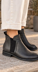 Born Brenta leather Chelsea Boots black 6.5 Photo 0