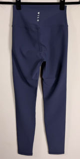 WILO The Label Navy Ribbed High Waisted Leggings WL24-157 Size Small NEW Photo 0