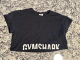 Gymshark Black Crop Tee Photo 0