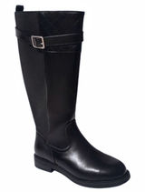 St Johns Bay SJB Winterwood Black Tall Boots Women's Size 8 M Photo 0