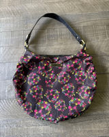 Betsey Johnson colorful floral happy skull‎ pattern hobo bag Photo 0