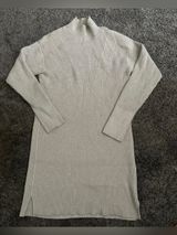Abercrombie & Fitch Cream Ribbed Knit Dress Size XS 0103 Photo 0