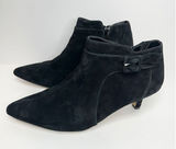 Bella Vita Booties Womens‎ Bindi Shoot Black Kid Suede Leather Size 8 WIDE Photo 0