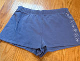 ⭐️PacSun Navy Blue Floral Logo Women’s Shorts Photo 0