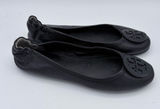 Tory Burch Minnie black travel leather ballet flat women’s 7.5 everyday casual Photo 0