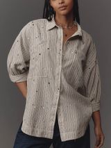 PILCRO Studio Smock Buttondown Shirt Photo 0