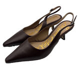 Sam Edelman Bianka Slingback Pumps Women’s 7.5 Brown Leather New Photo 0