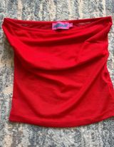 Edikted Red Tube Top Photo 0