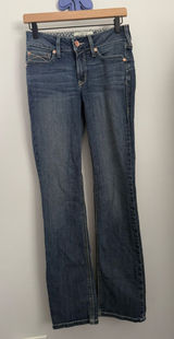 Ariat 26 Real Perfect Rise Bootcut Jeans Stryker Western Rodeo Festival Mid Rise Photo 0