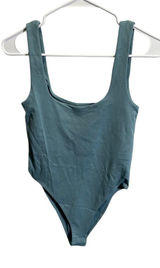 A New‎ Day S Scoop Neck Teal Sleeveless Bodysuit Lightweight Photo 0
