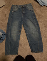 Barrel jeans Blue Size 4 Photo 0