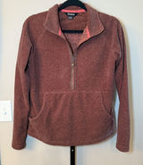 Sherpa Adventure Gear Rolpa Half Zip Pullover Fleece Maroon Burgundy Size‎ Small Photo 0