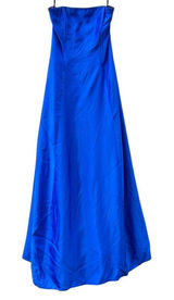 Gunne Sax Jessica McClintock Blue Strapless Prom Gown‎ Vintage Y2k Formal Dress Photo 0