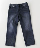 J.‎ Crew Midi Rise Classic Straight Jean Women's 30P Black Stretch Denim Photo 0