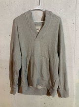 Aerie V-Neck Oversized Hoodie | Size: Medium Photo 0