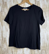 Forever 21 Womens Black Short Sleeve Crew Neck Cotton Modal T-Shirt Size Medium Photo 0