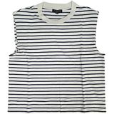 J. Crew Structured muscle T-shirt in stripe mariner cotton‎ M NWT Photo 0