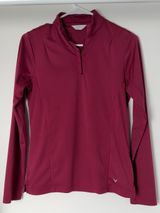 Callaway Women's Long-Sleeve Quarter-Zip Top - Berry/Magenta Photo 0