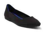 Rothy's The Point Knit Slip On Pointed Toe Ballet Flats Shoes Black 7.5 Photo 0