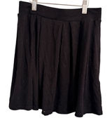 ASOS Skater Skirt Womens Size‎ S Black Pleated A-Line Mini Jersey Knit Casual Photo 0