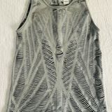 ALO Yoga Gray Cutout Tank Top Photo 0