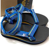 Teva blue unicorn Flatform platform sandals size 9 NIB Photo 0