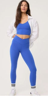 Offline by AERIE 7/8 Legging High Rise Blue Size XS COMFY ACTIVEWEAR YOGA Photo 0