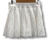 Fabletics White Pleated Activewear Skort Sz M NEW Tennis‎ Golf Athletic Photo 0