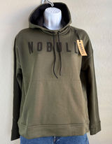NWT‎ NOBULL Olive Green Hoodie Sweatshirt XS Just The Horns Logo Photo 0