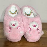 Care Bears Cheer Bear Pink Plush Slippers Women's‎ Size 6.5 - 7.5 Photo 0