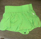 Green Free People Shorts Photo 0