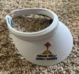 Indian Wells Tennis Garden White Sun Visor Photo 0